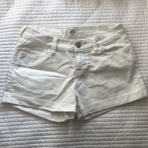 Old Navy White Jean Shorts